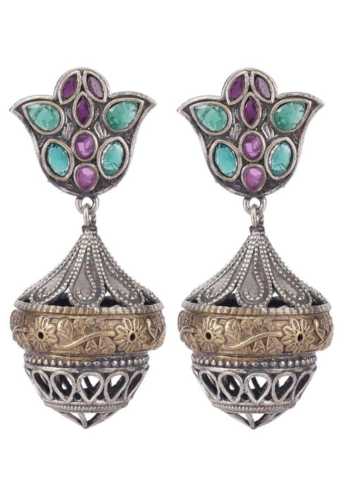 Jhumar Style  Oxidised Jhumka 20g